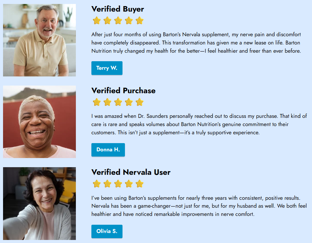 Nervala Testimonials