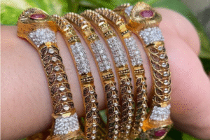 gold plated jewellery set