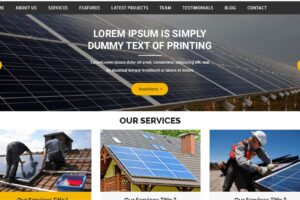 Best Solar Energy WordPress Themes for 2025 with Eco-Friendly Design