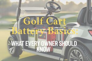 golf cat battery basics
