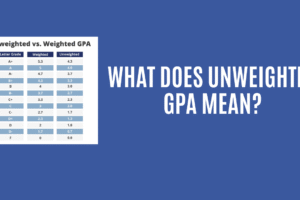 Unweighted GPA Vs GPA