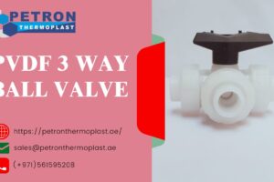 Buy PVDF 3 Way Ball Valve in UAE for Industrial System
