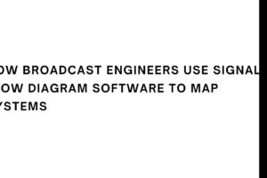 How Broadcast Engineers Use Signal Flow Diagram Software