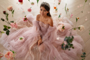 floral bridesmaid dresses
