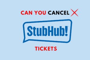 StubHub Cancel Order