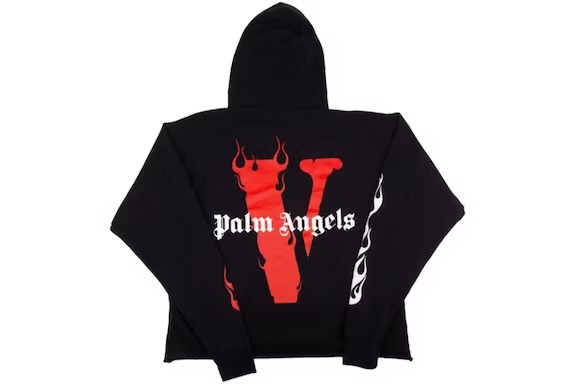 Vlone Palm Angels T-shirt Red/Black A Fusion of Streetwear Legends, Fashion