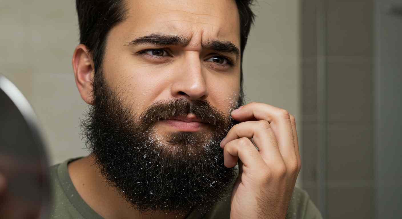 beard itch and flakes