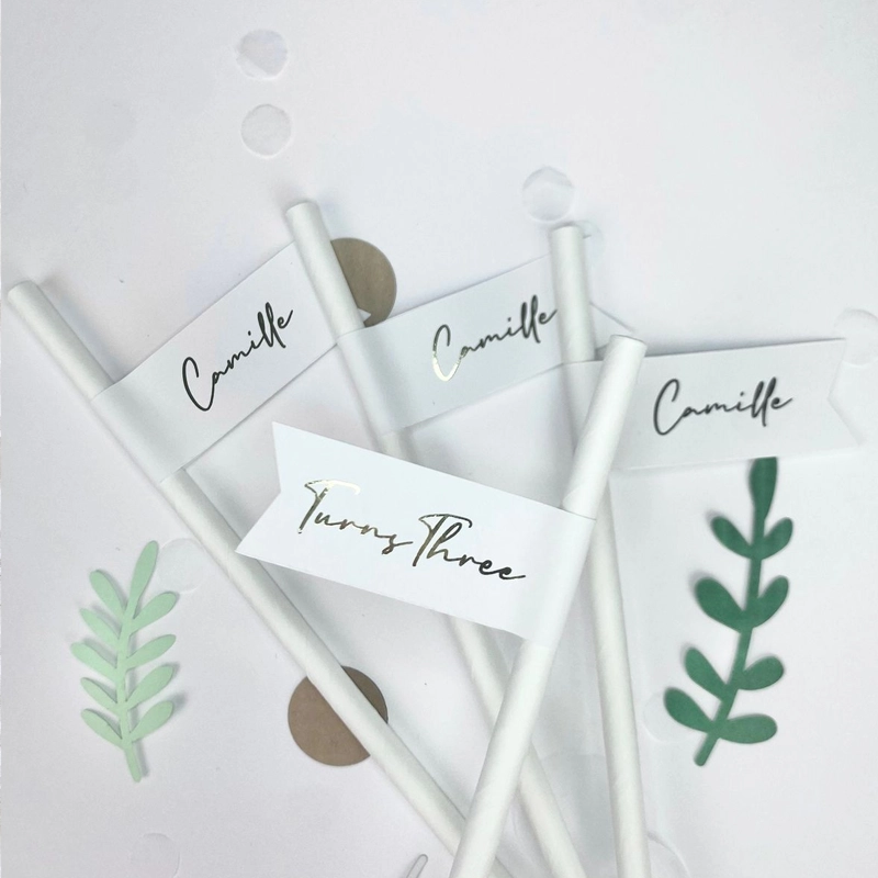 Custom Paper Straws