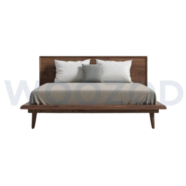 Woozod ALANNA King Size Mid Century Style Bed 1