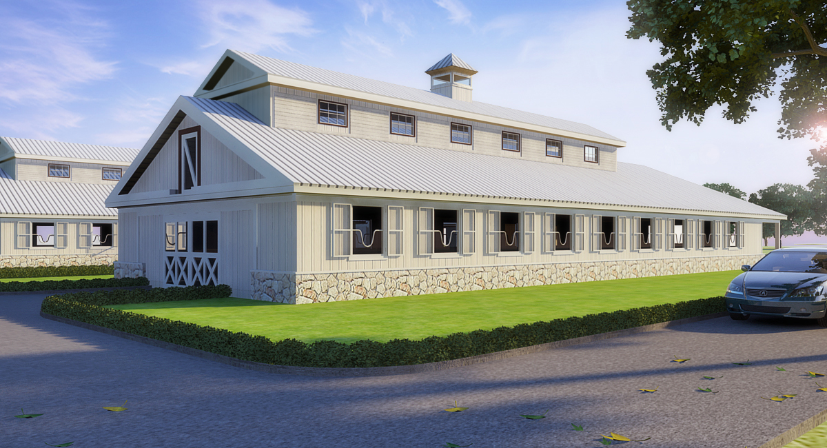 architectural 3D exterior rendering