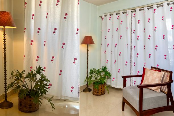 cotton curtains online