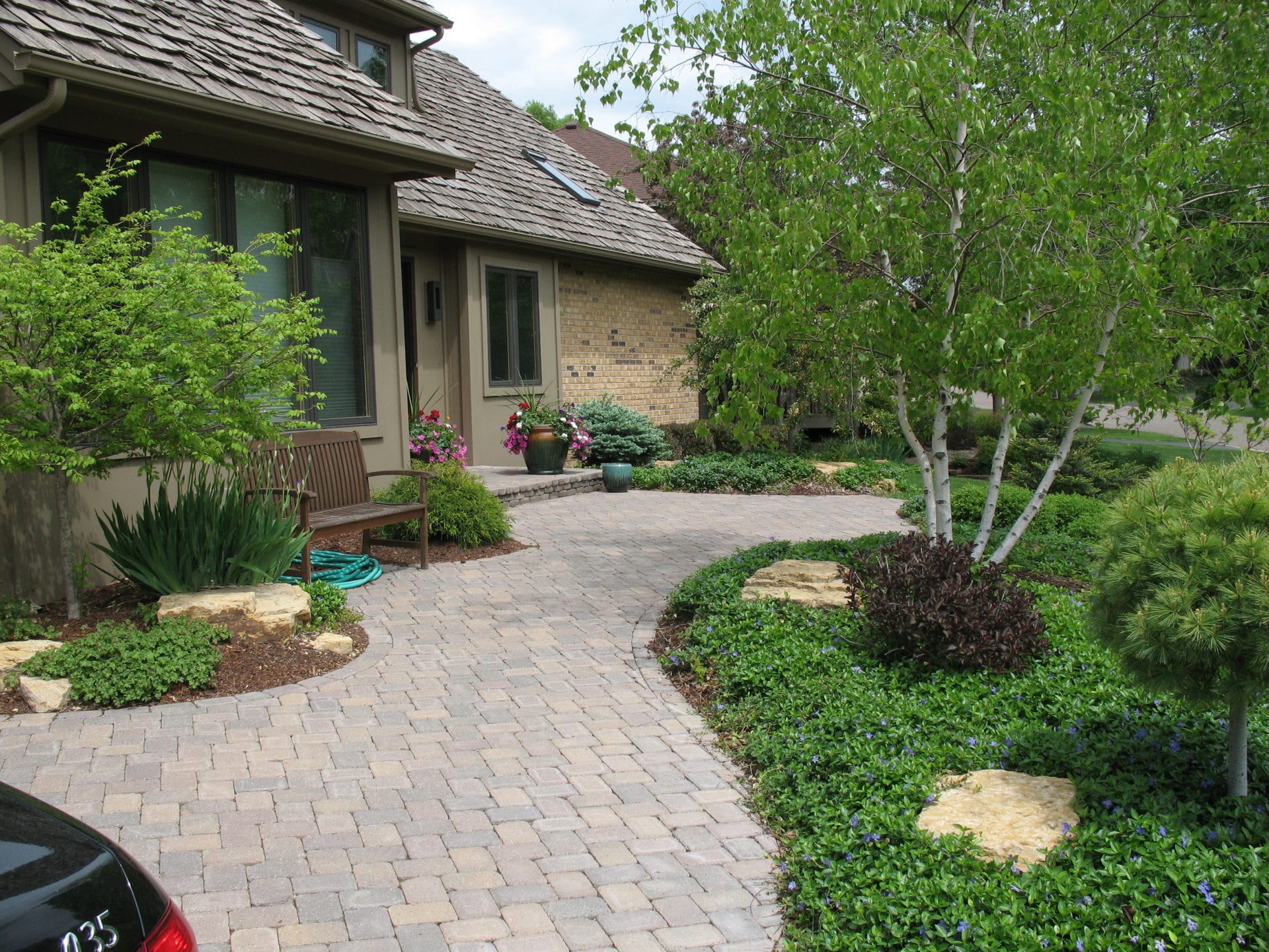 Landscaping Lakeville MN front yard design