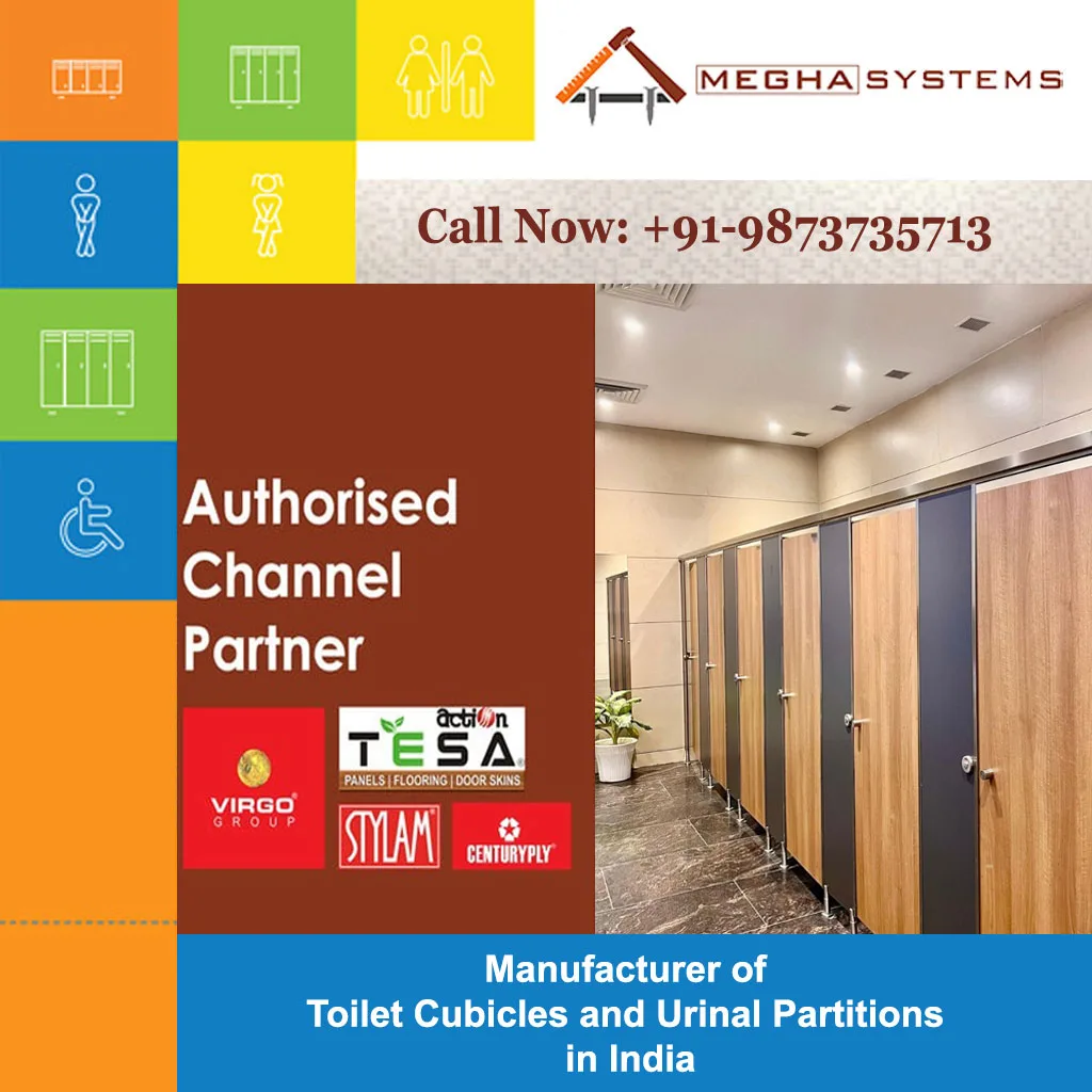 Toilet Cubicle Manufacturers in Noida offering modern restroom designs