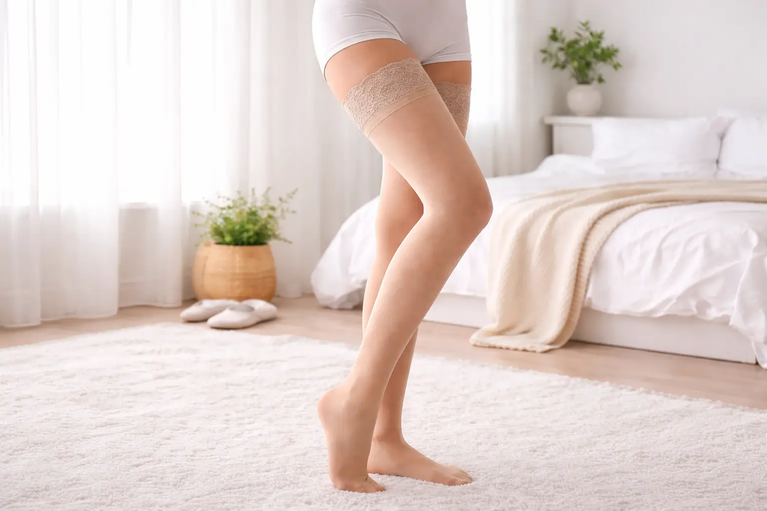 Thigh High Compression Stockings