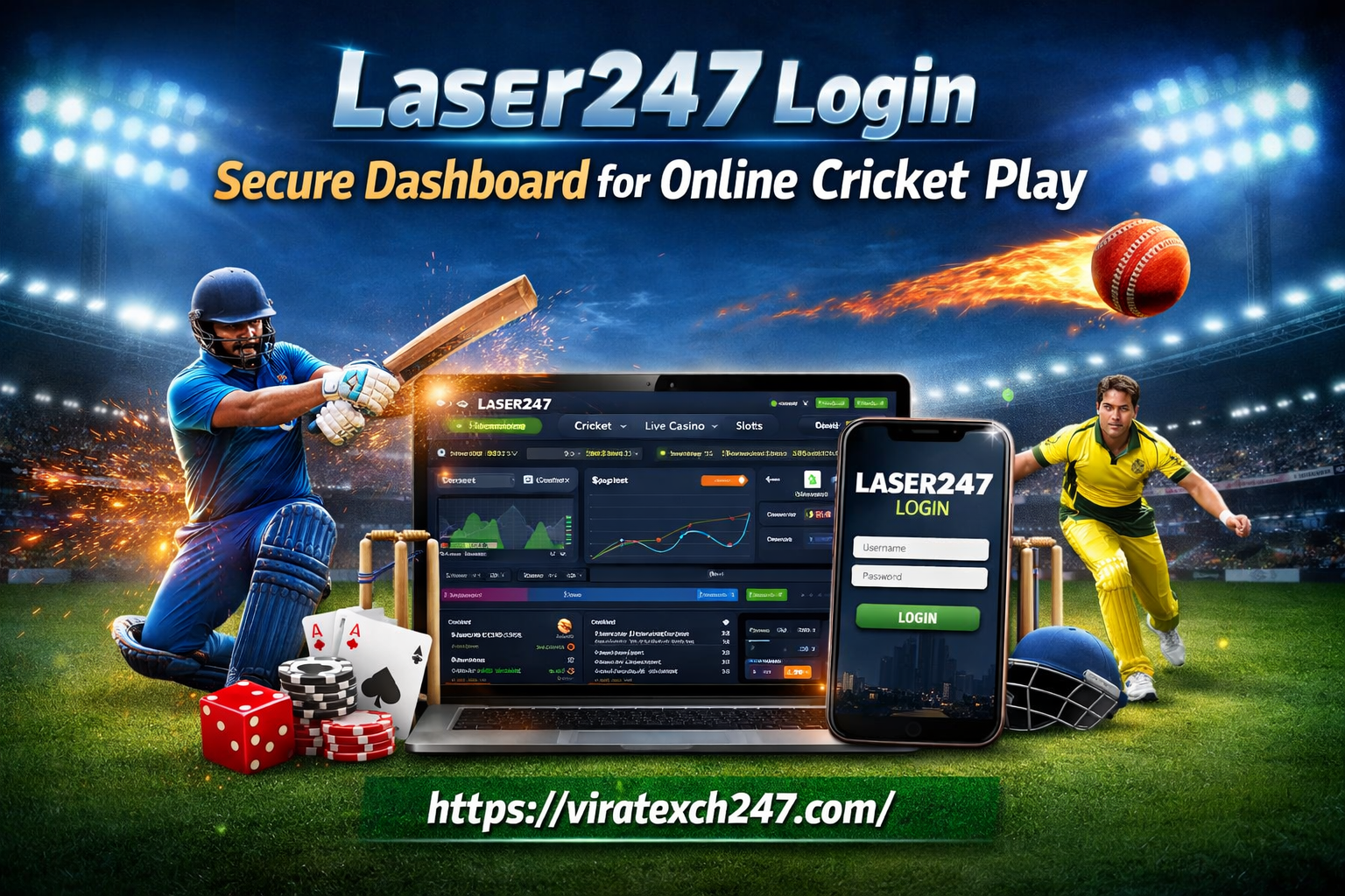 Laser247 Login – Secure Dashboard for Online Cricket Play