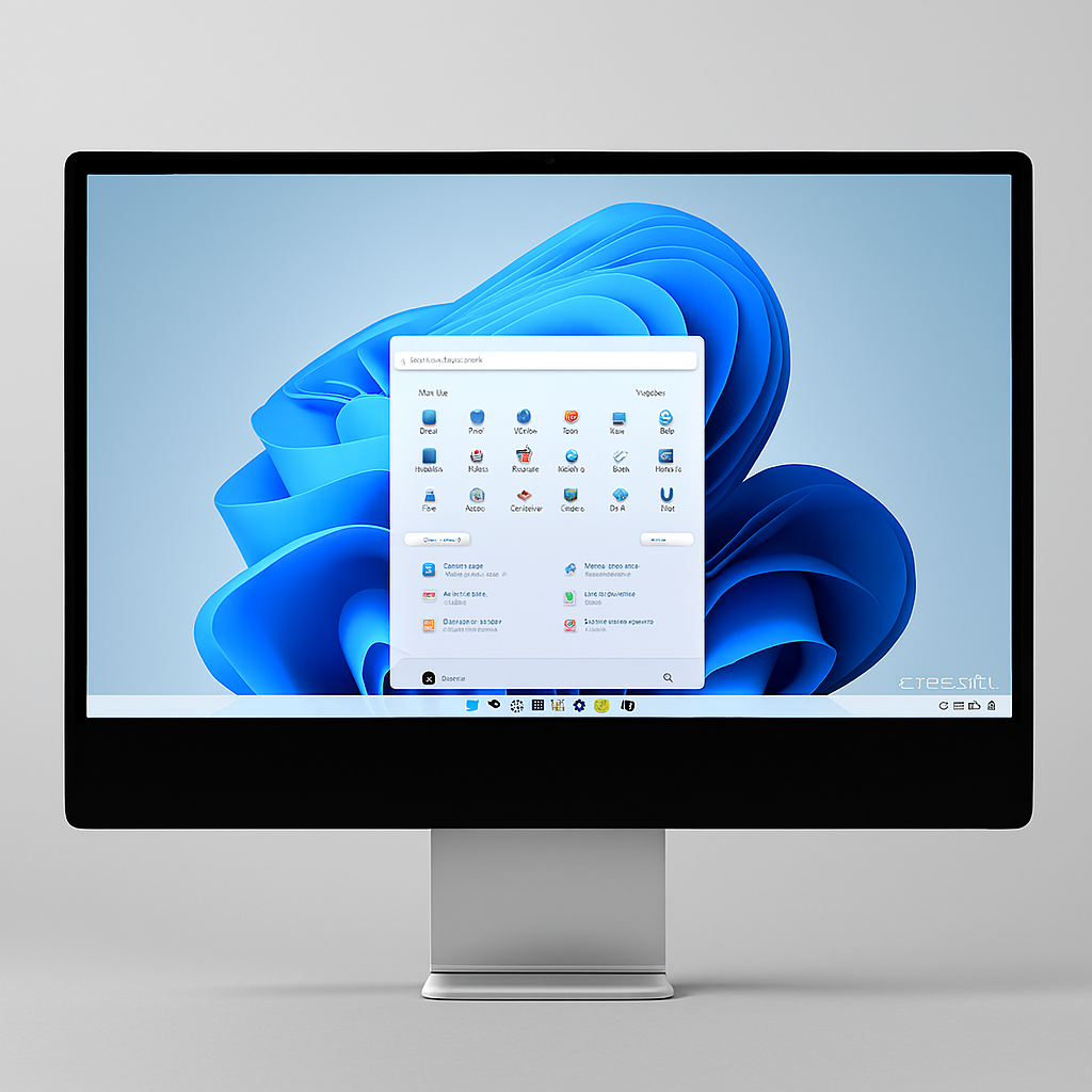 PC displaying windows 11