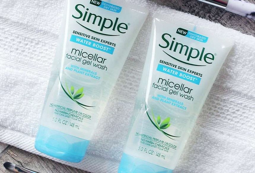 simple micellar gel wash