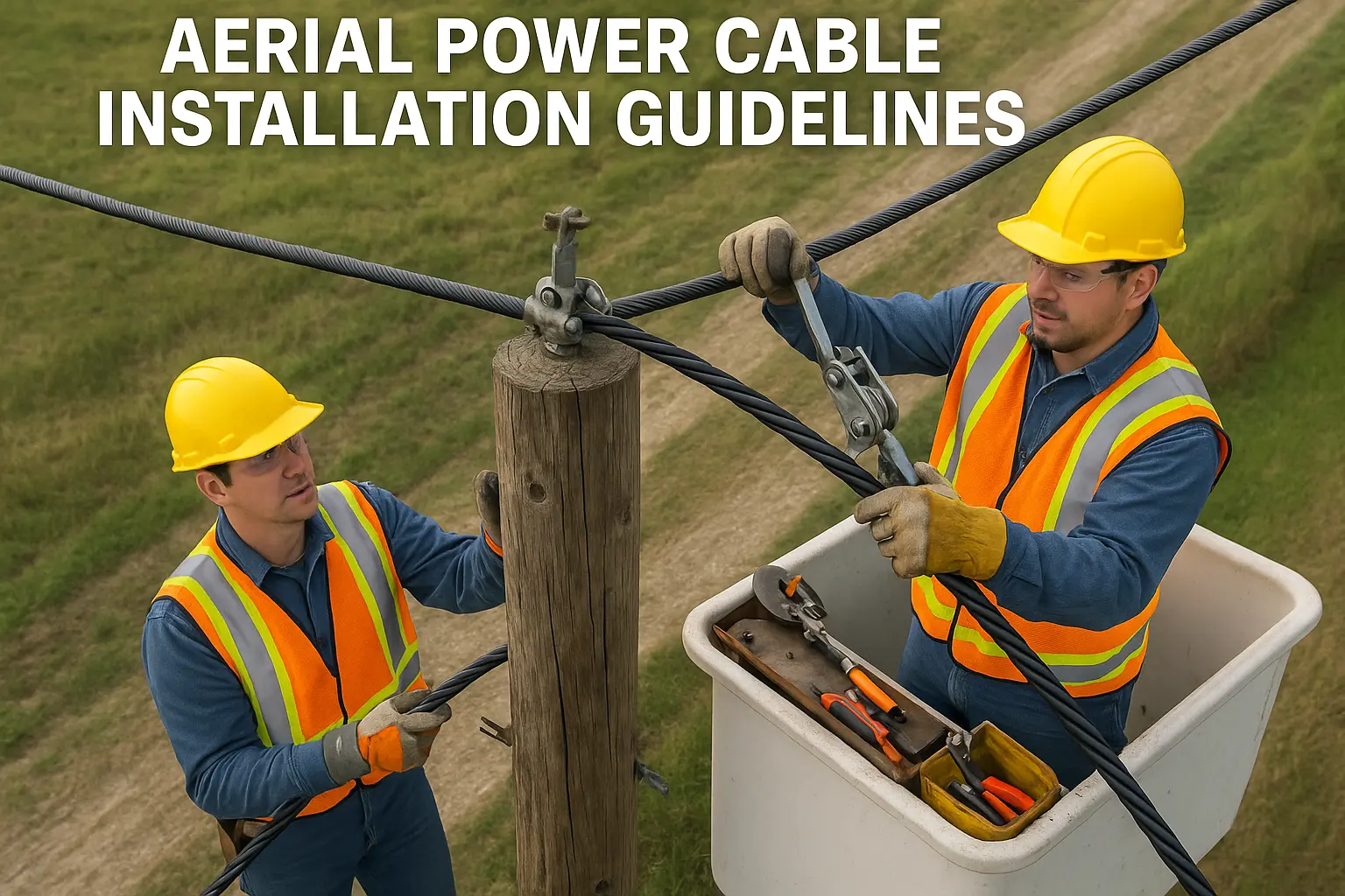 aerial power cable