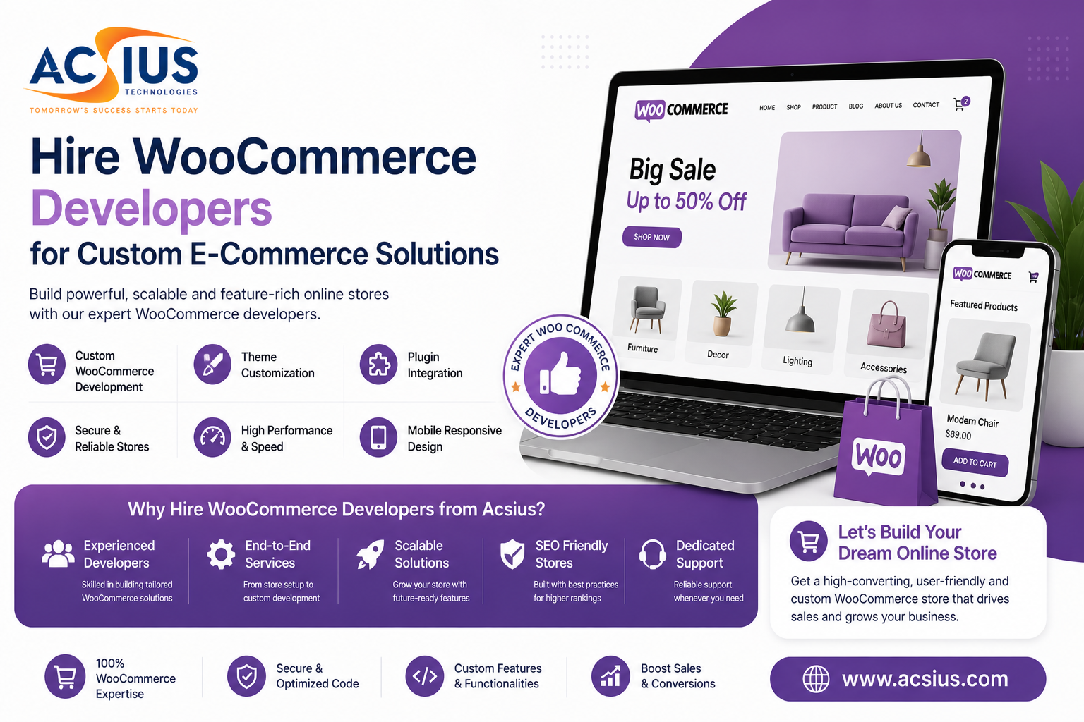 hire woocommerce developers